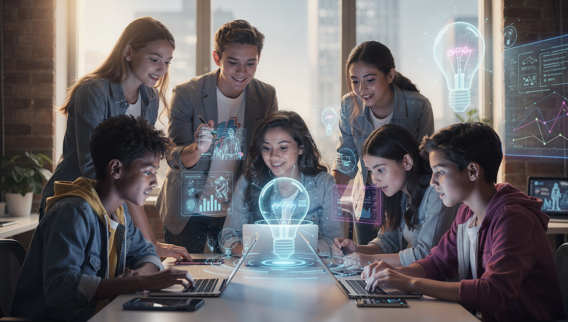 AI business ideas for teens