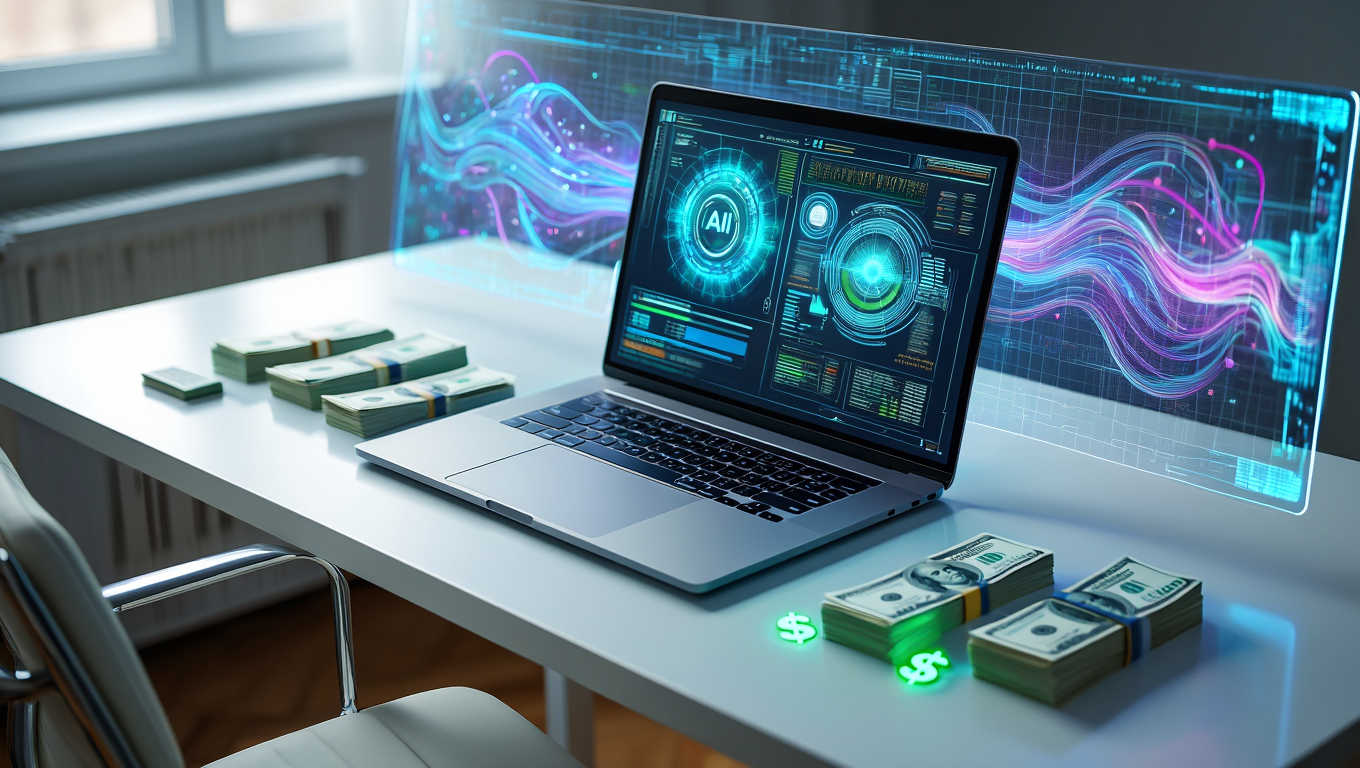 Training AI side hustle UK